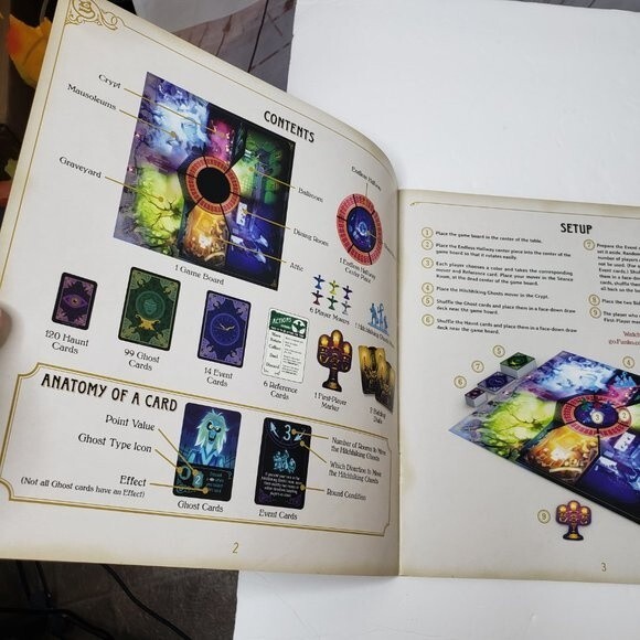 Funko Disney The Haunted Mansion Call of the Spirits Board Game Like New Ages 8+ - Picture 6 of 13